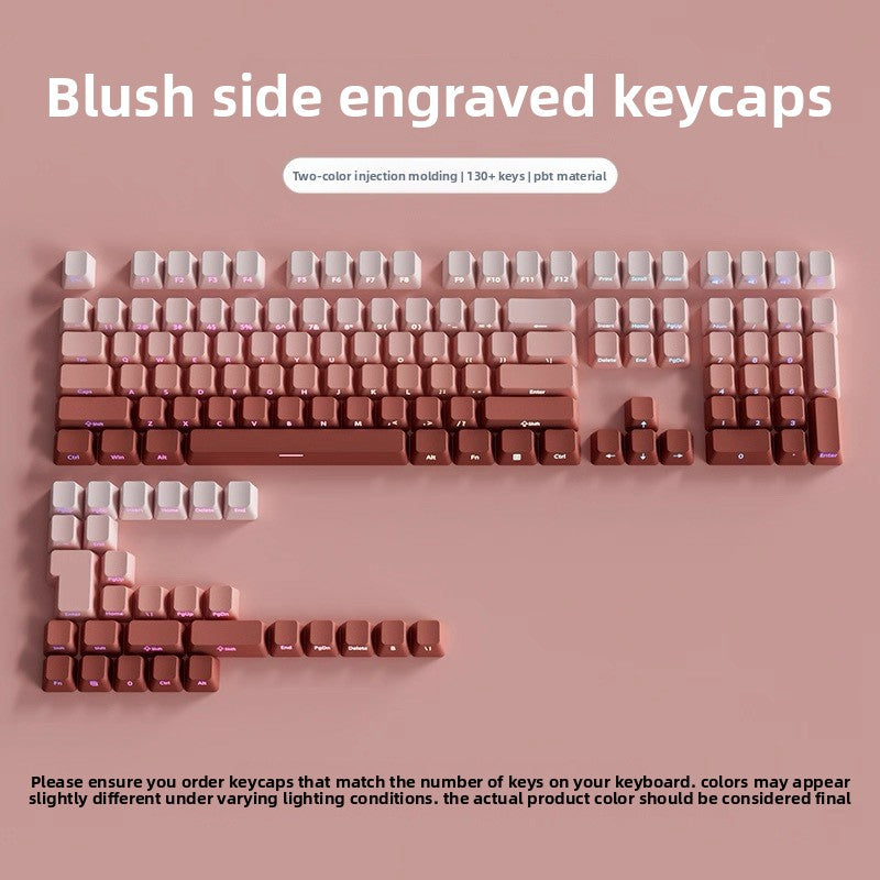 PBT Side-Engraved Keycaps for Mechanical Keyboards