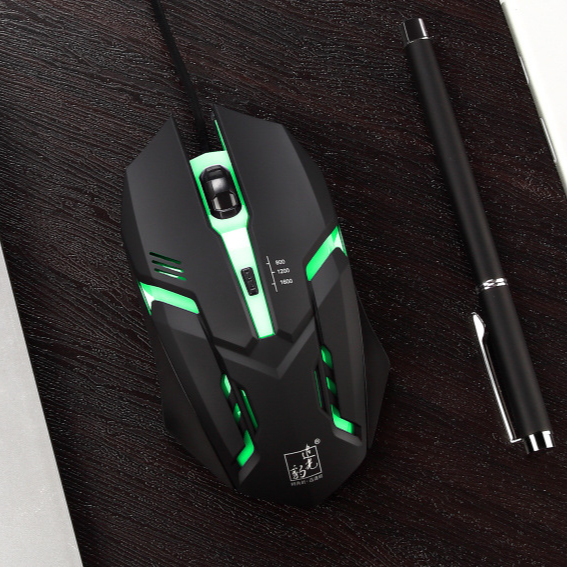 Wired USB Optical Gaming Mouse with Luminous Effects