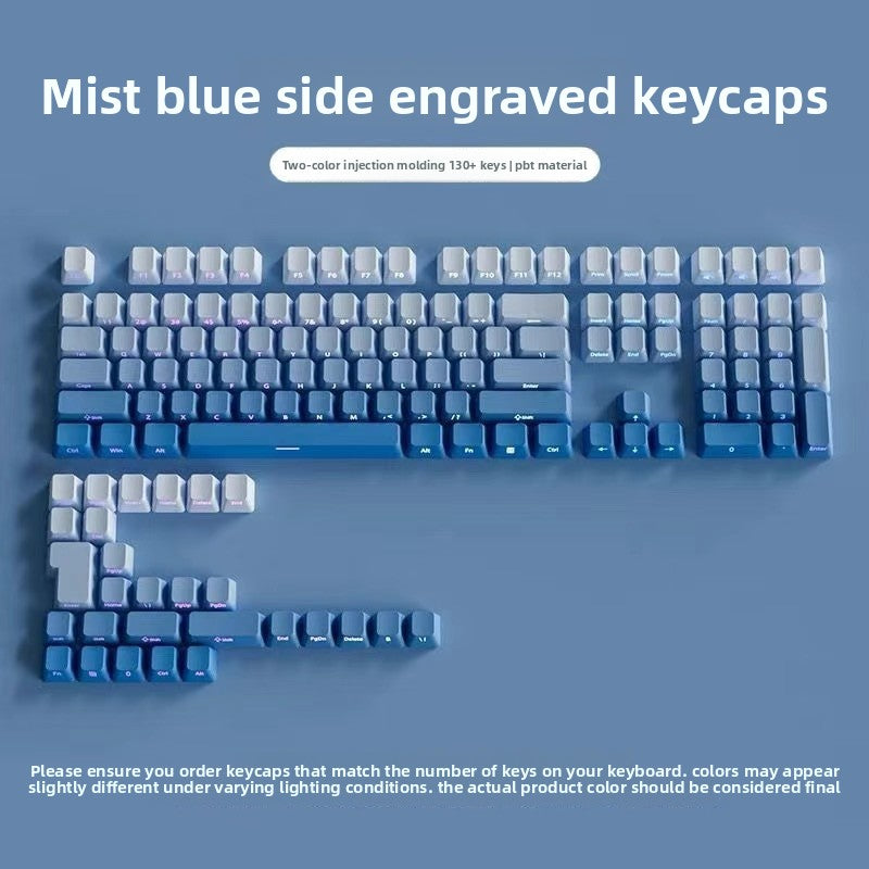 PBT Side-Engraved Keycaps for Mechanical Keyboards