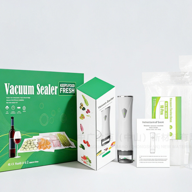 Portable Handheld Vacuum Sealer with USB Rechargeable for Food Preservation